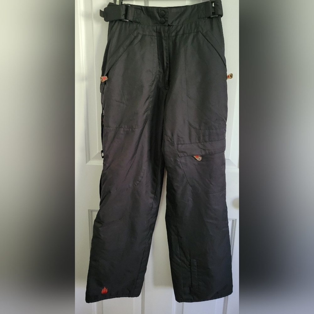 Kemper Winter Ski Snowboard Pants Black Snow Pant Size Small